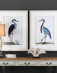 Shore Birds - Framed Prints Set of 2 - Black