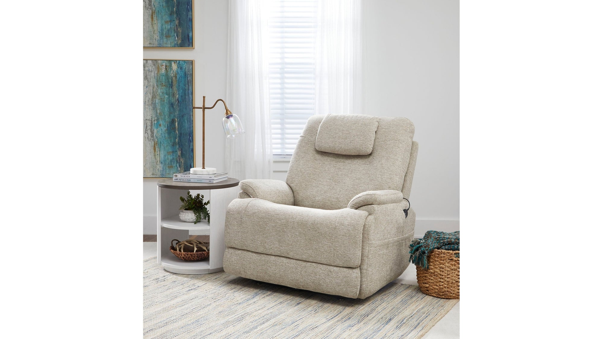 Zecliner Model 2+ - Power Lift Recliner With Power Headrest, Lumbar, Heat &amp; Massage