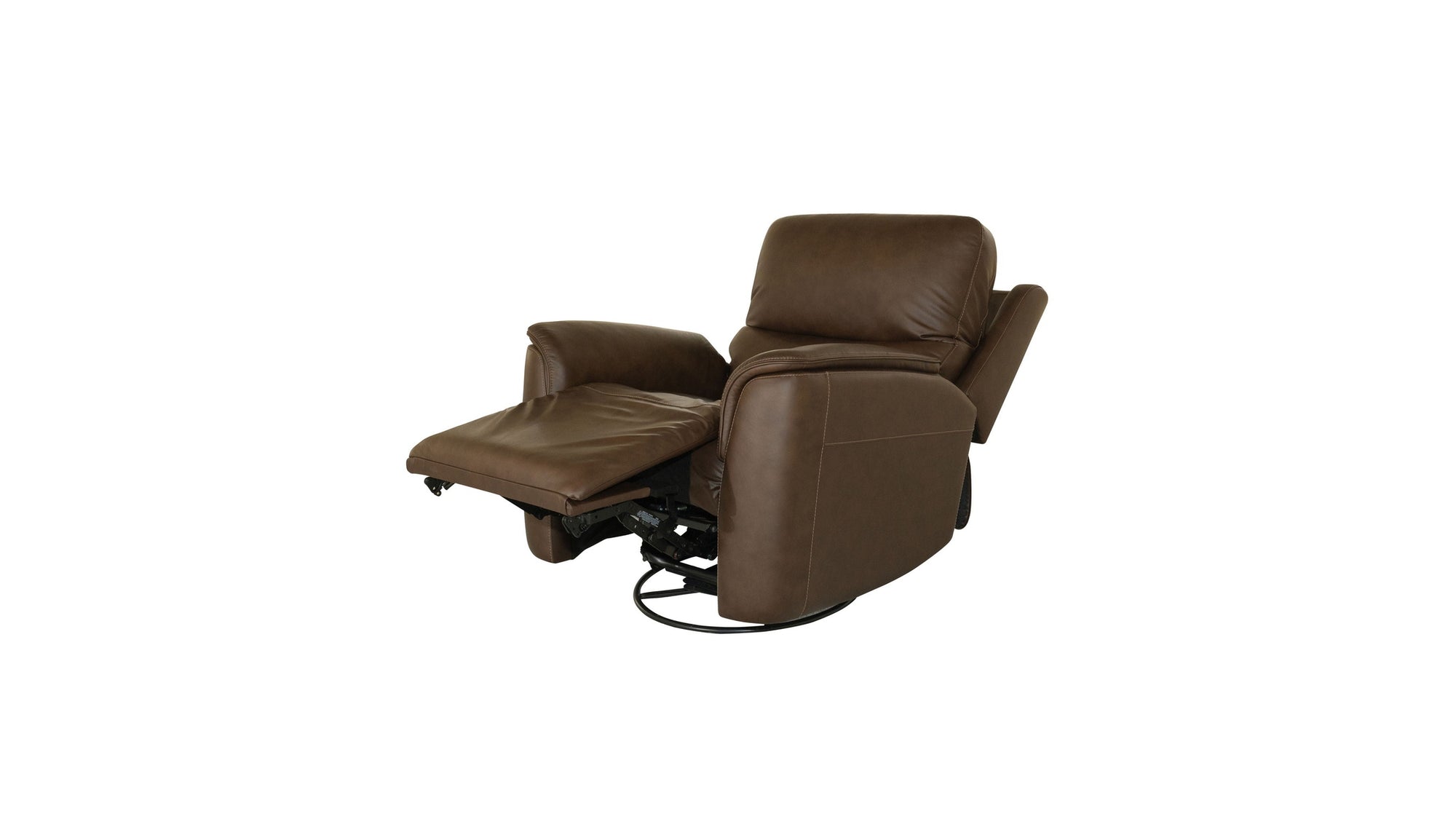 Henry - Power Swivel Gliding Recliner With Power Headrest, Lumbar, Heat &amp; Massage