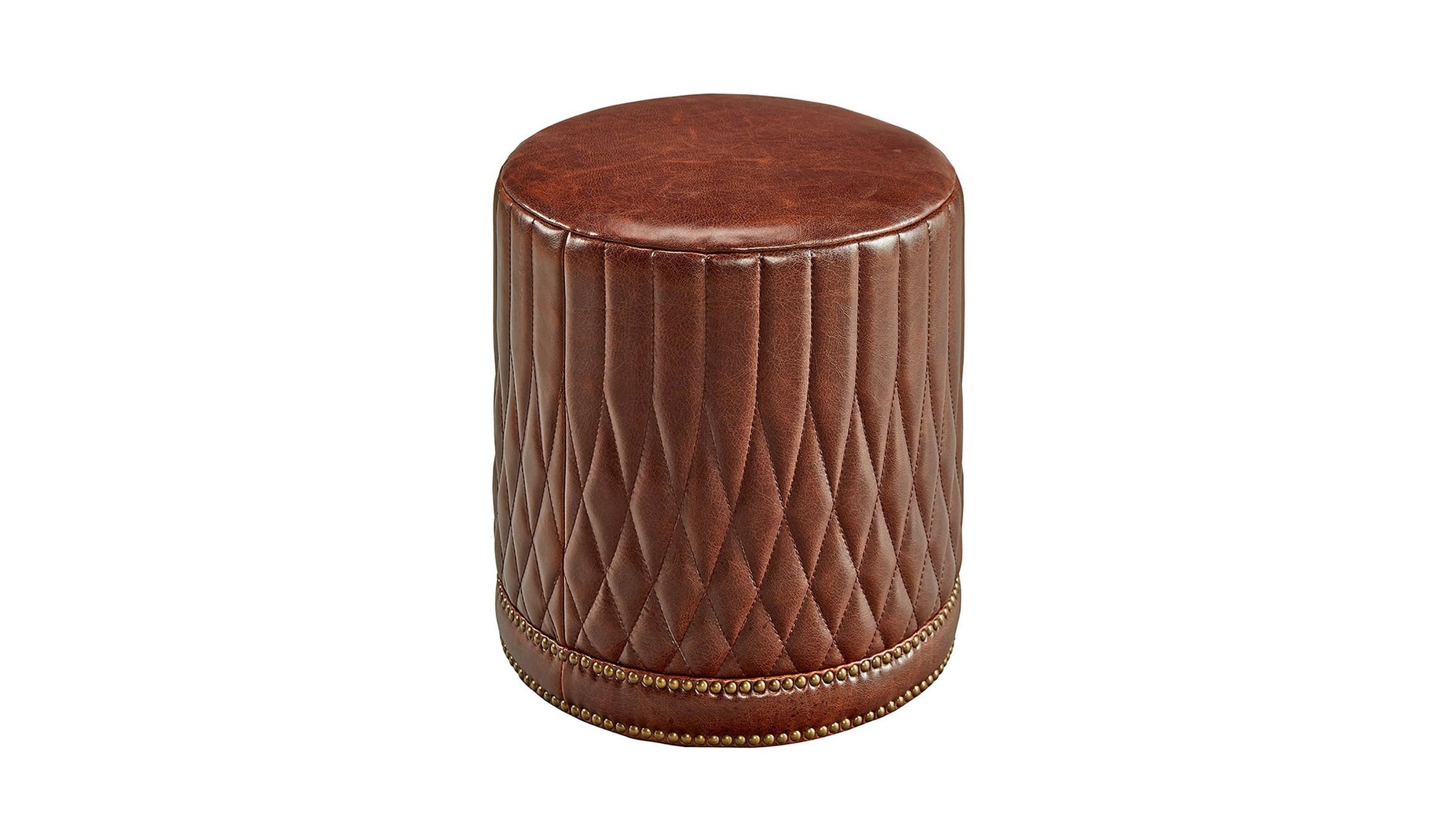 Paris Flea - Ottoman - Dark Brown
