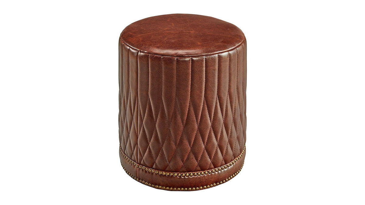 Paris Flea - Ottoman - Dark Brown