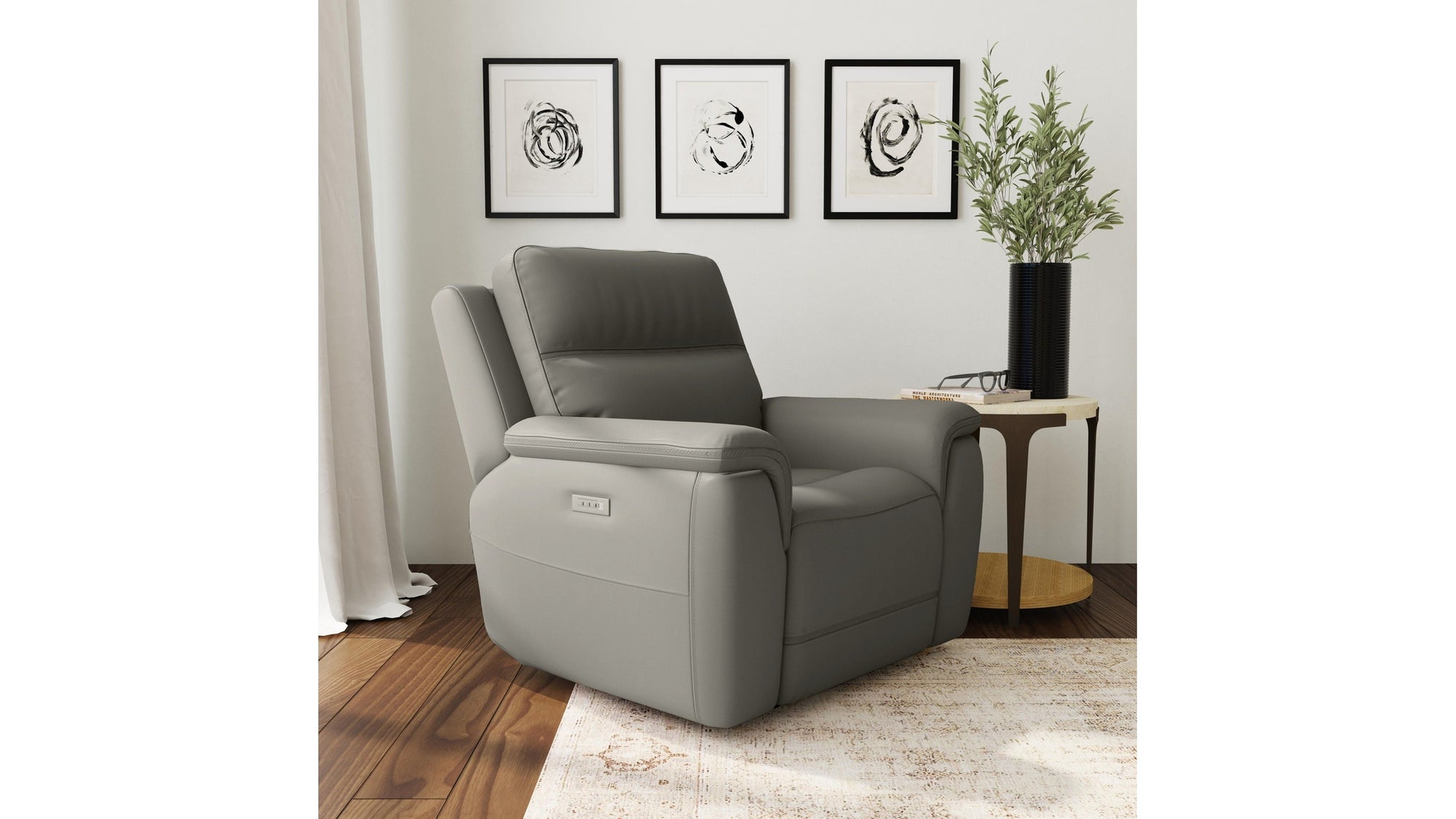 Sawyer - Power Recliner With Power Headrest &amp; Lumbar
