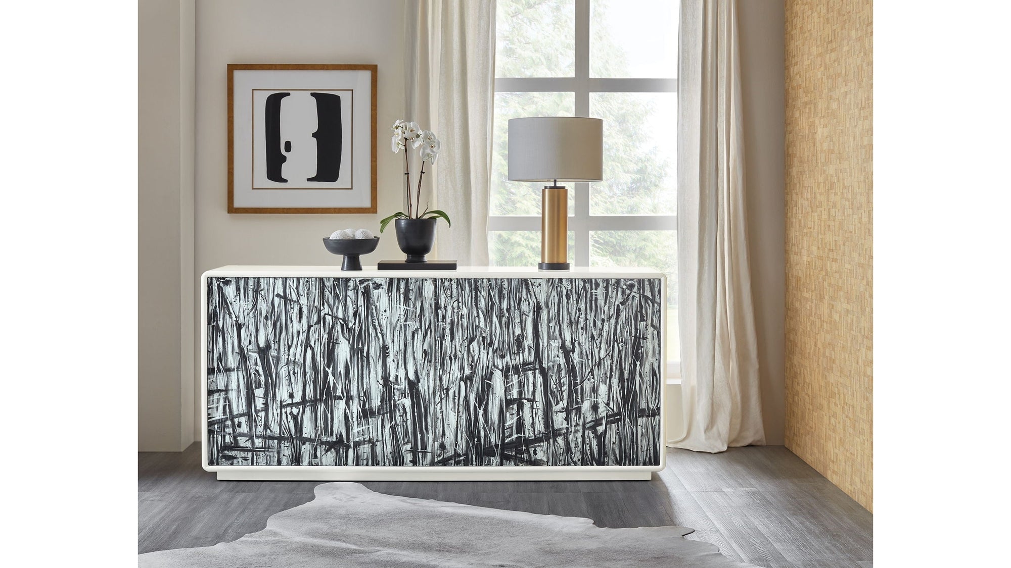 Melange - Graffitio Credenza - White