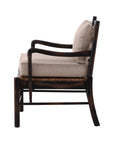 Paxton - Occasional Chair - Dark Brown / Beige