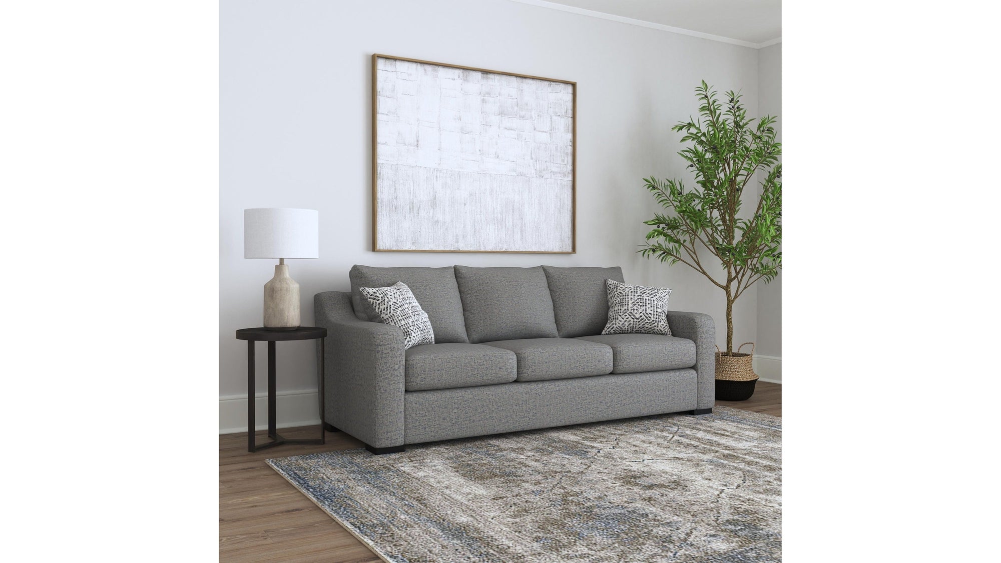 Cypress - Fabric Stationary Three-Cushion Sofa