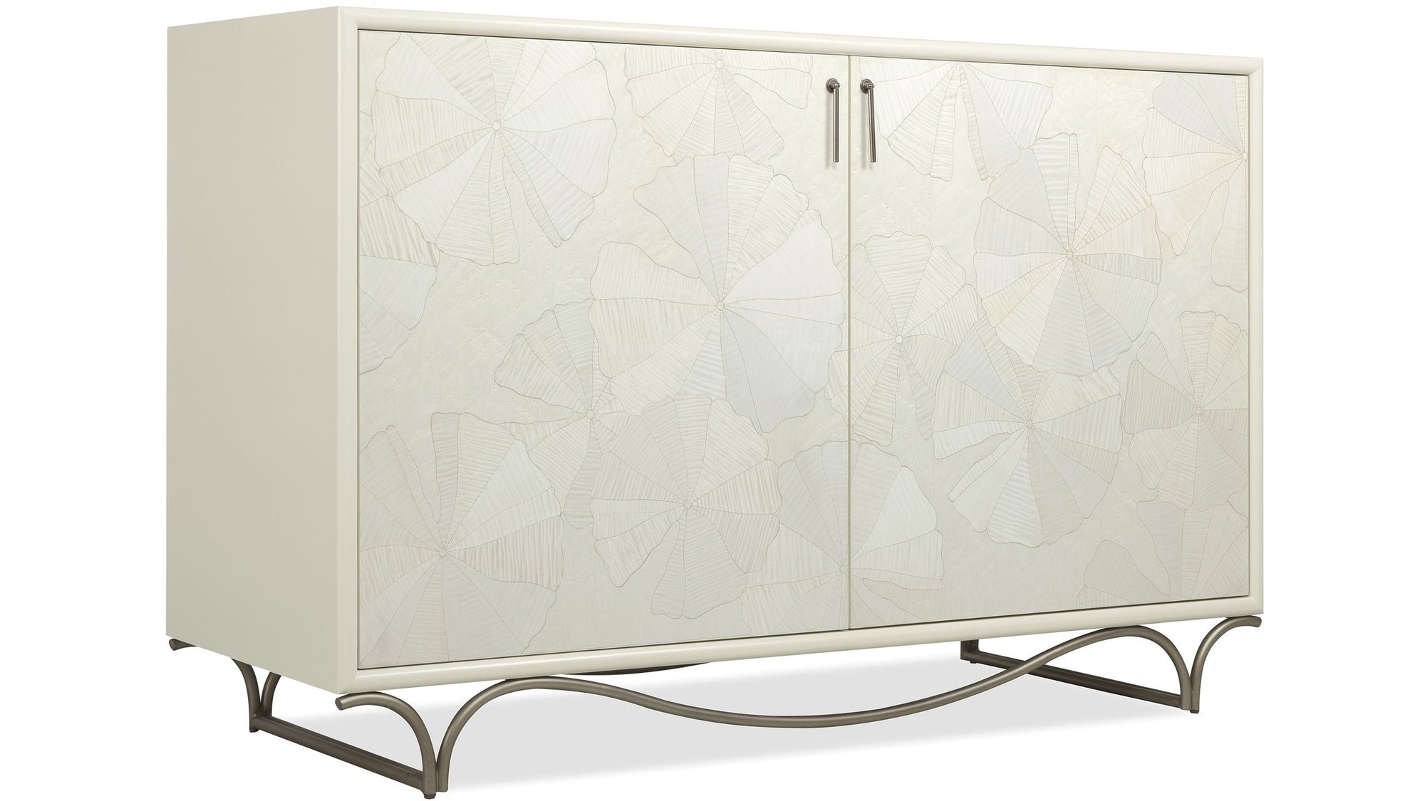 Melange - White Lotus Hall Chest - White