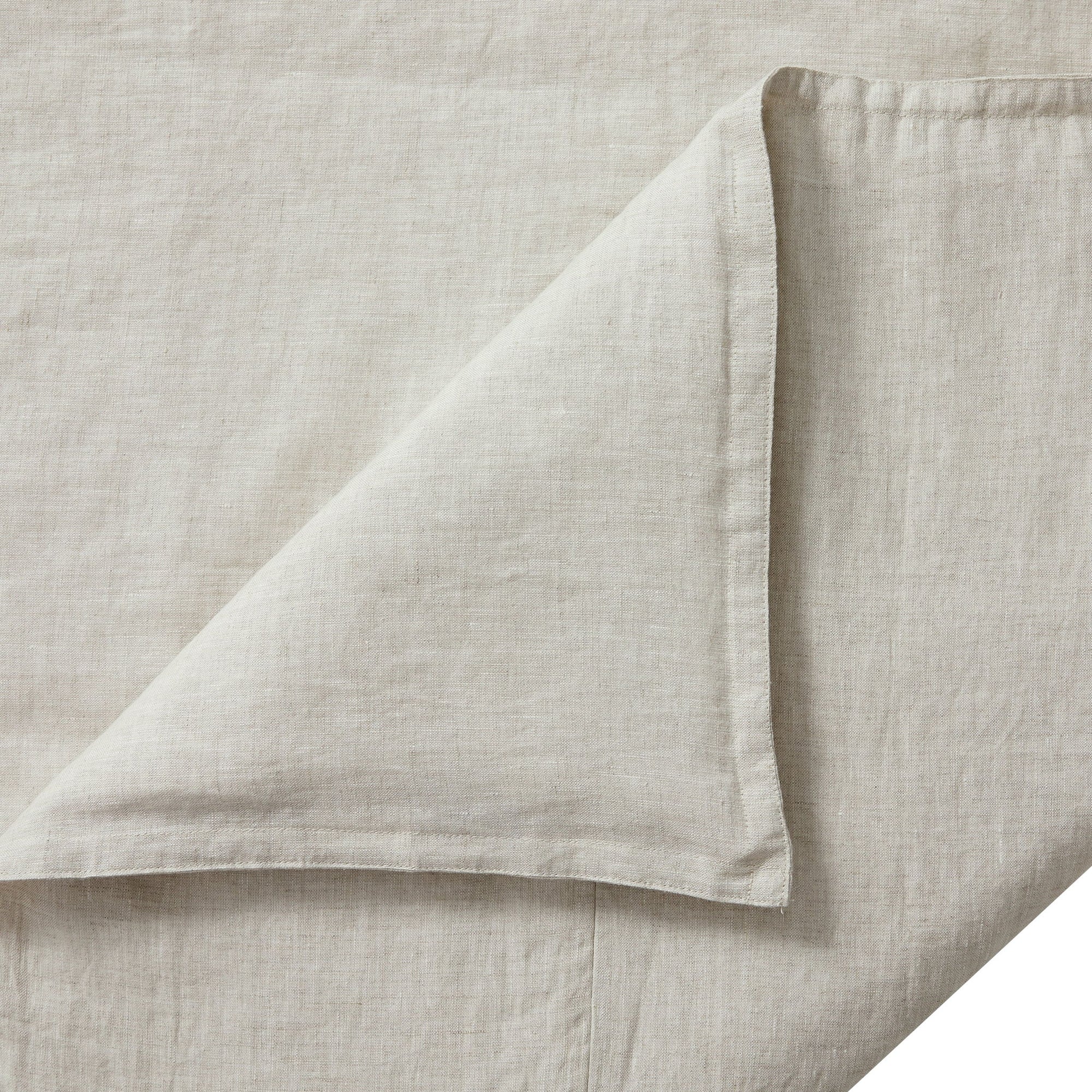 100% French Flax Linen - Twin Duvet Cover Set (Set of 2) - Natural