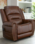 Oscar - Power Lift Recliner With Right-Hand Control & Power Headrest - Grizzly