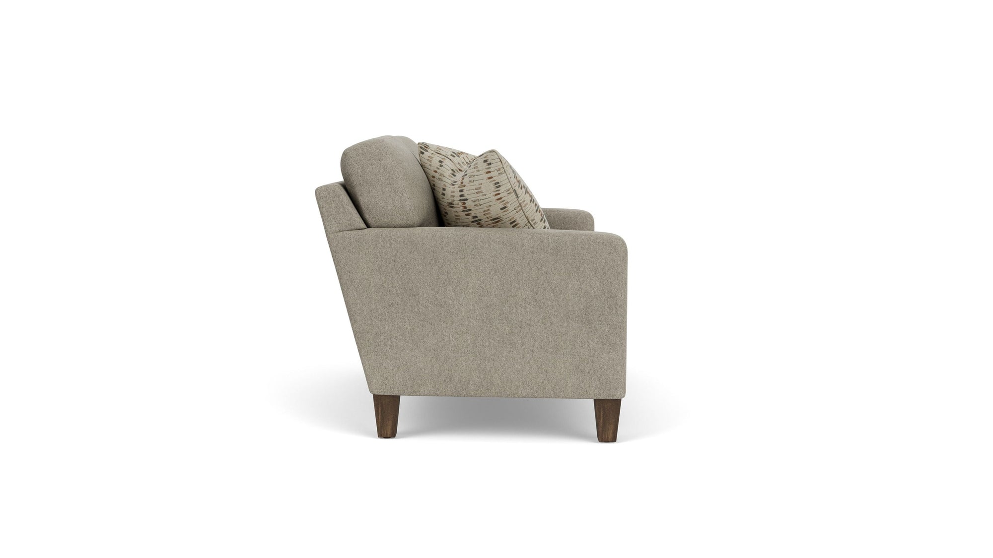 Moxy - Fabric Loveseat With Straight Track Arms