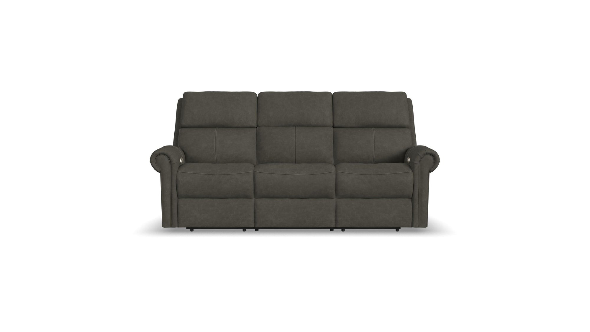 Bernard - Power Reclining Sofa With Console, Power Headrest, &amp; Lumbar