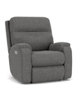 Penn - Transitional Fabric Power Rocking Recliner With Power Headrest & Lumbar