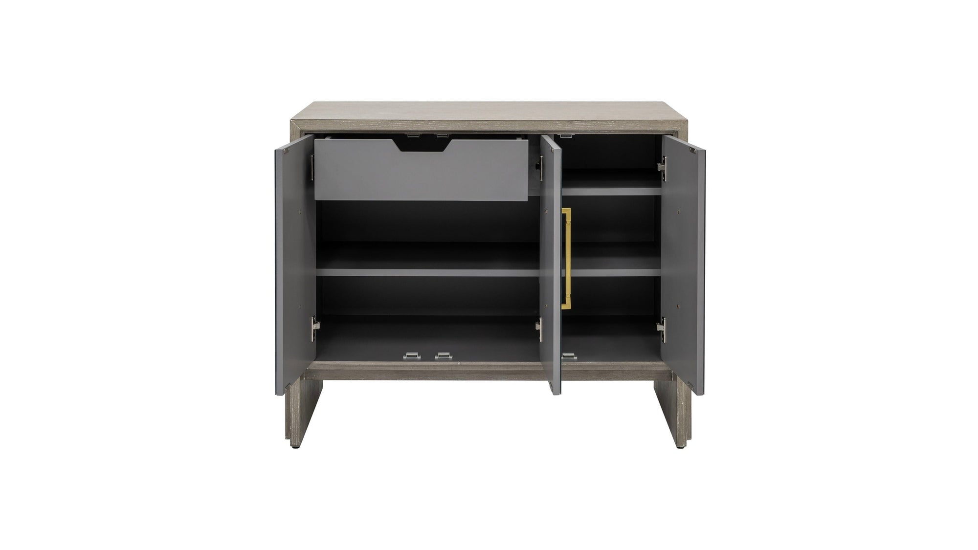 Lansing - Server - Cerused Gray Oak