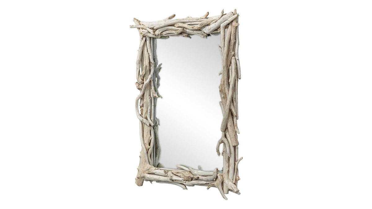 Rooted - Reflection Mirror - Bleached Teak