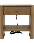 Normandy - Open Nightstand - Light Brown