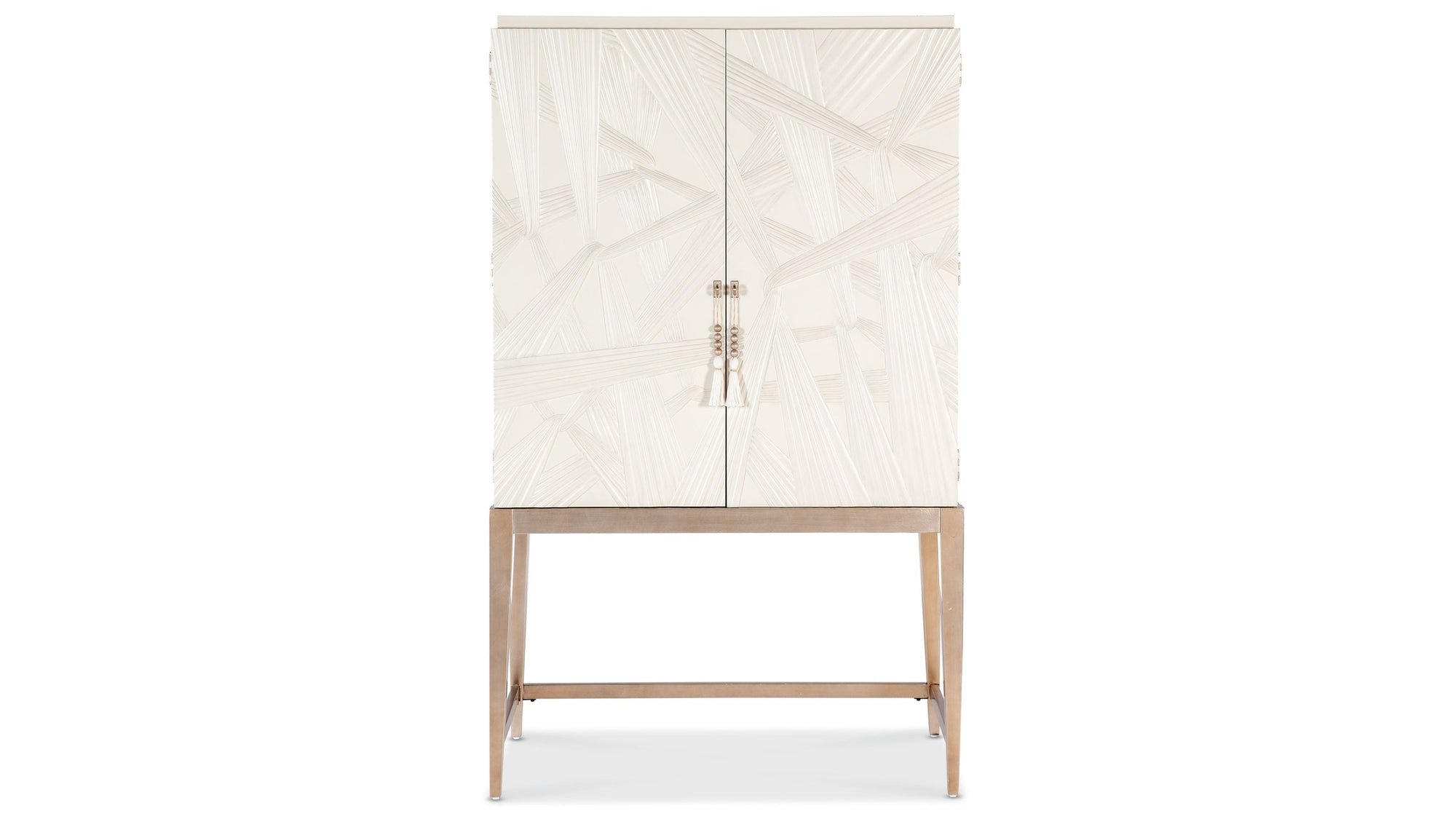 Melange - Dream Weaver Bar Cabinet - White