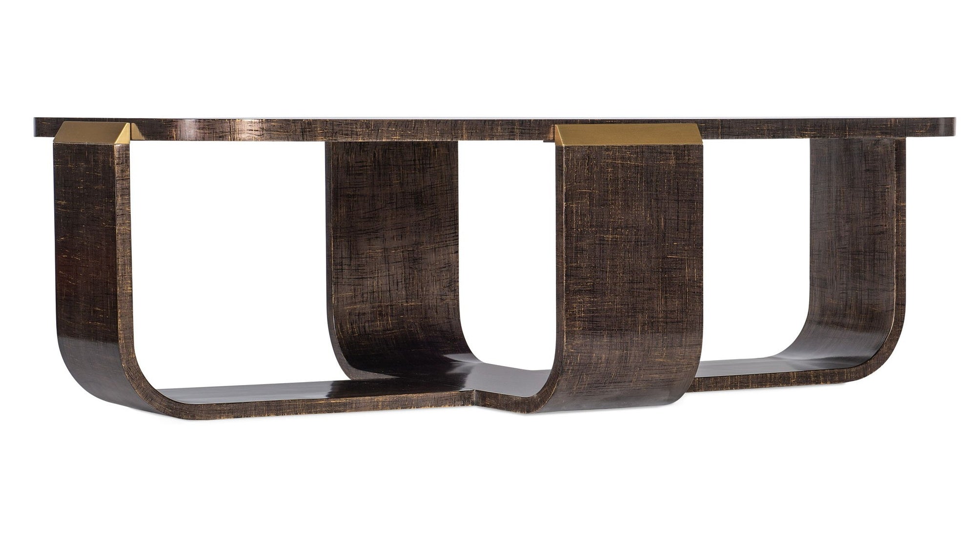 Melange - Edmun Rectangle Cocktail Table - Dark Brown