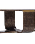 Melange - Edmun Rectangle Cocktail Table - Dark Brown