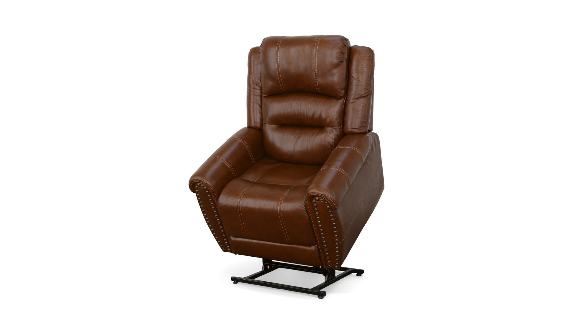 Oscar - Power Lift Recliner With Right-Hand Control & Power Headrest - Grizzly