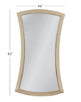 Biles - Floor Mirror - Silver Leaf