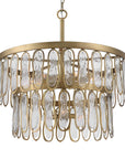 Aurelie - 9 Light Round Pendant - Brass