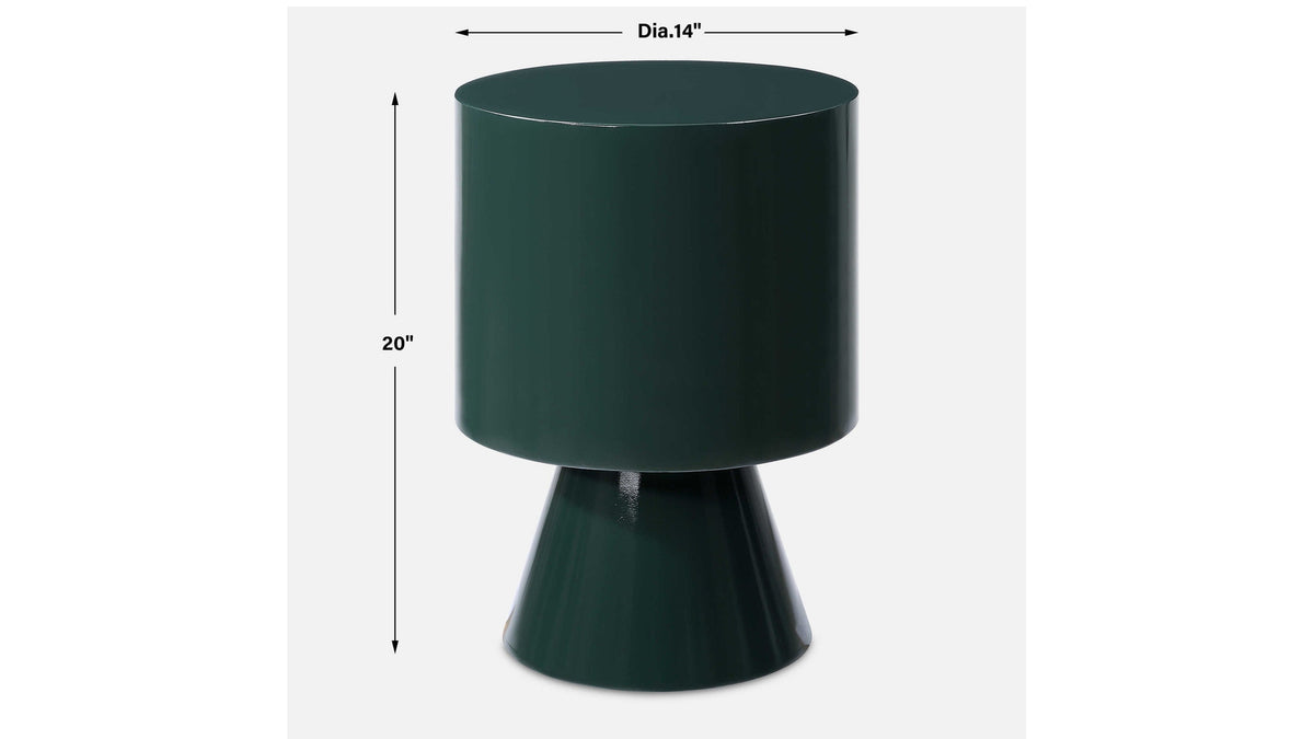 Denison - Accent Table - Dark Green