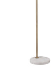 Thames - Floor Lamp - Brass / White