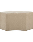 Khai - Rounded Plush Dining Bench - Brown