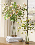 Tranquility Lenten - Rose Bouquets (Set of 2) - Green / Pink / Yellow