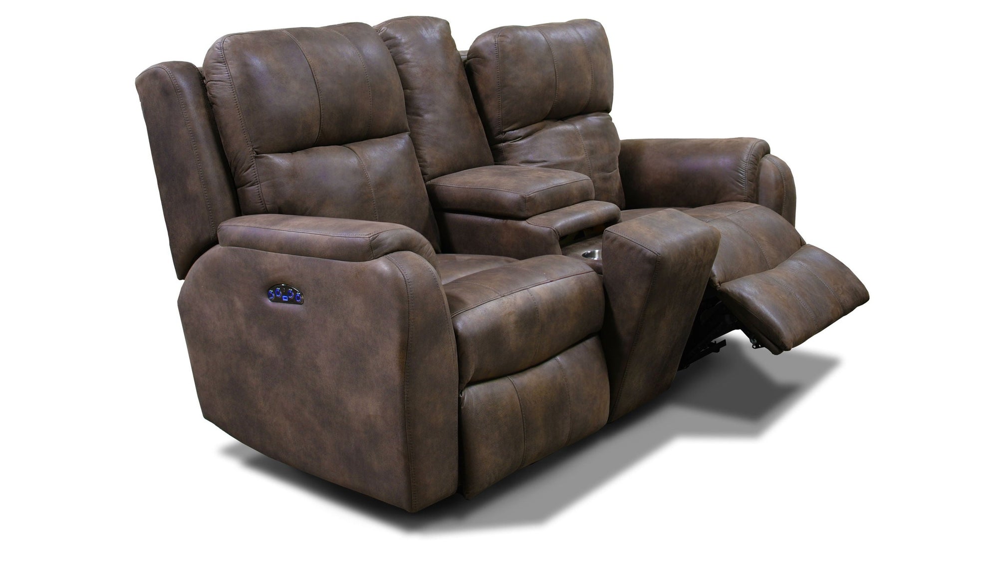 EZ Motion - EZ1R00H - Double Reclining Loveseat With Power Tilt Headrest