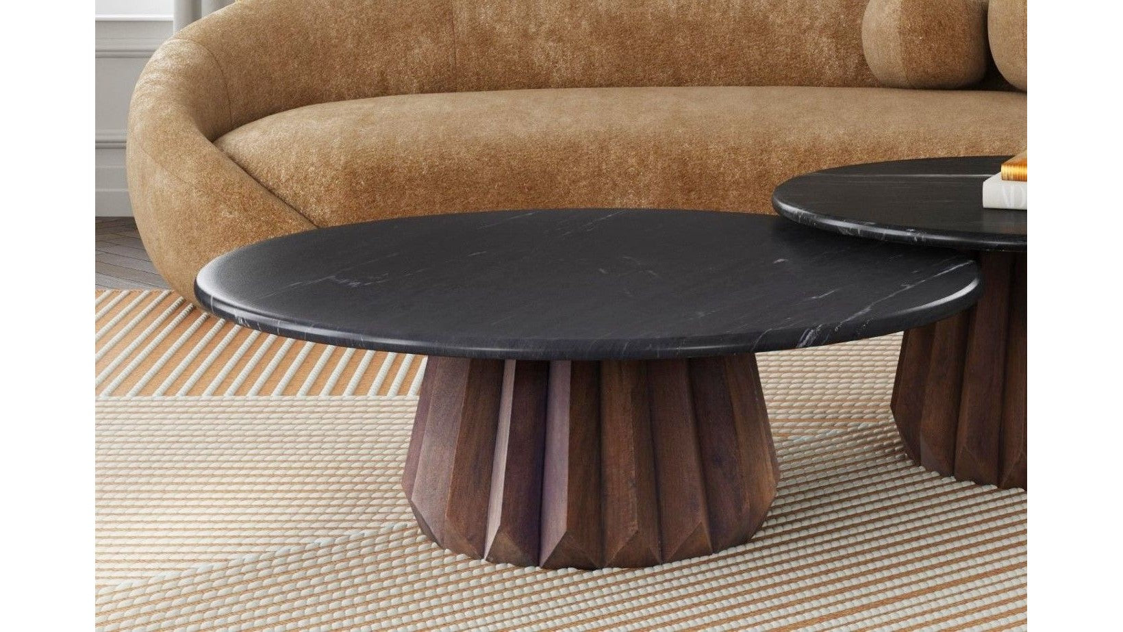 Jennings - Nesting Large Cocktail Table - Dark Brown