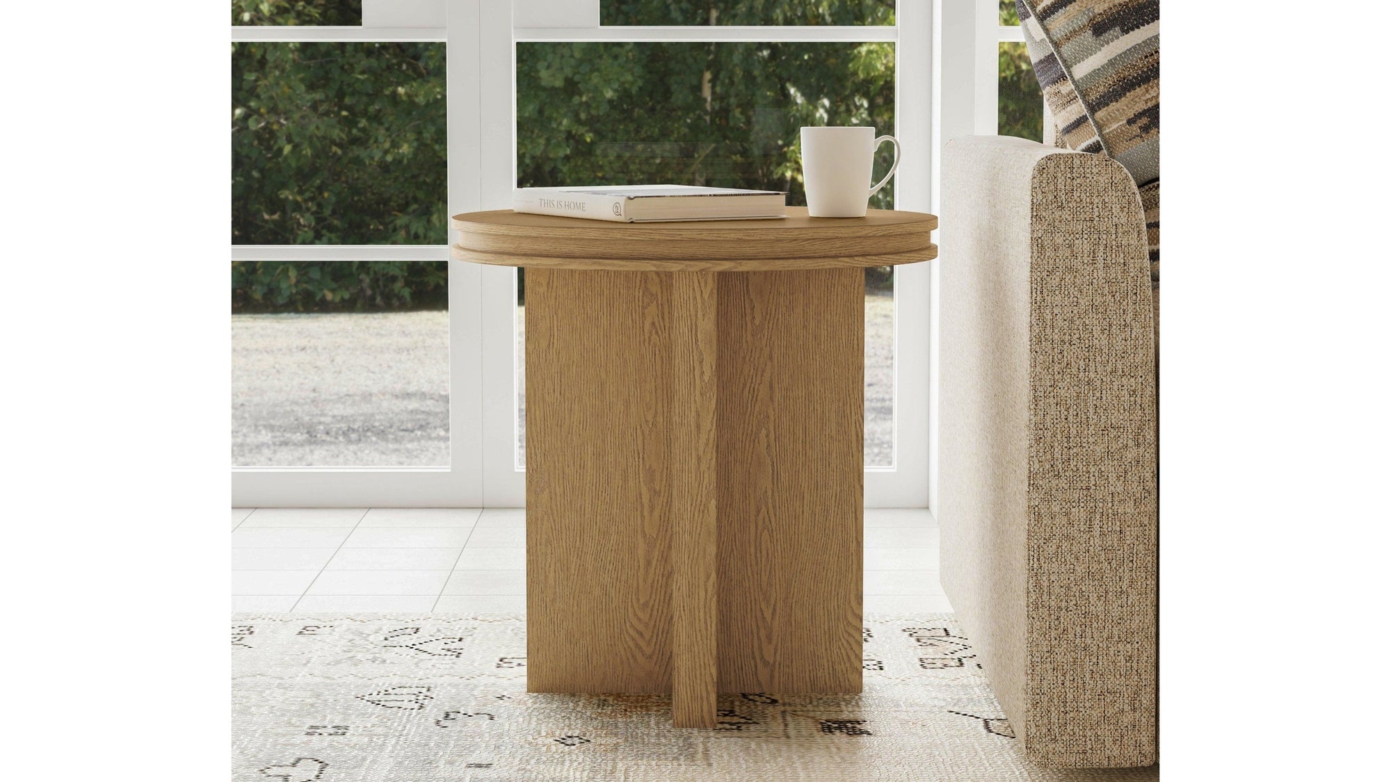 Waterfall - Round End Table