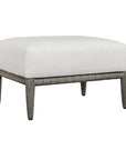 Borneo - Cushion Outdoor Ottoman - White