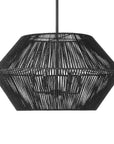 Suva - 4 Light Rope Pendant - Black