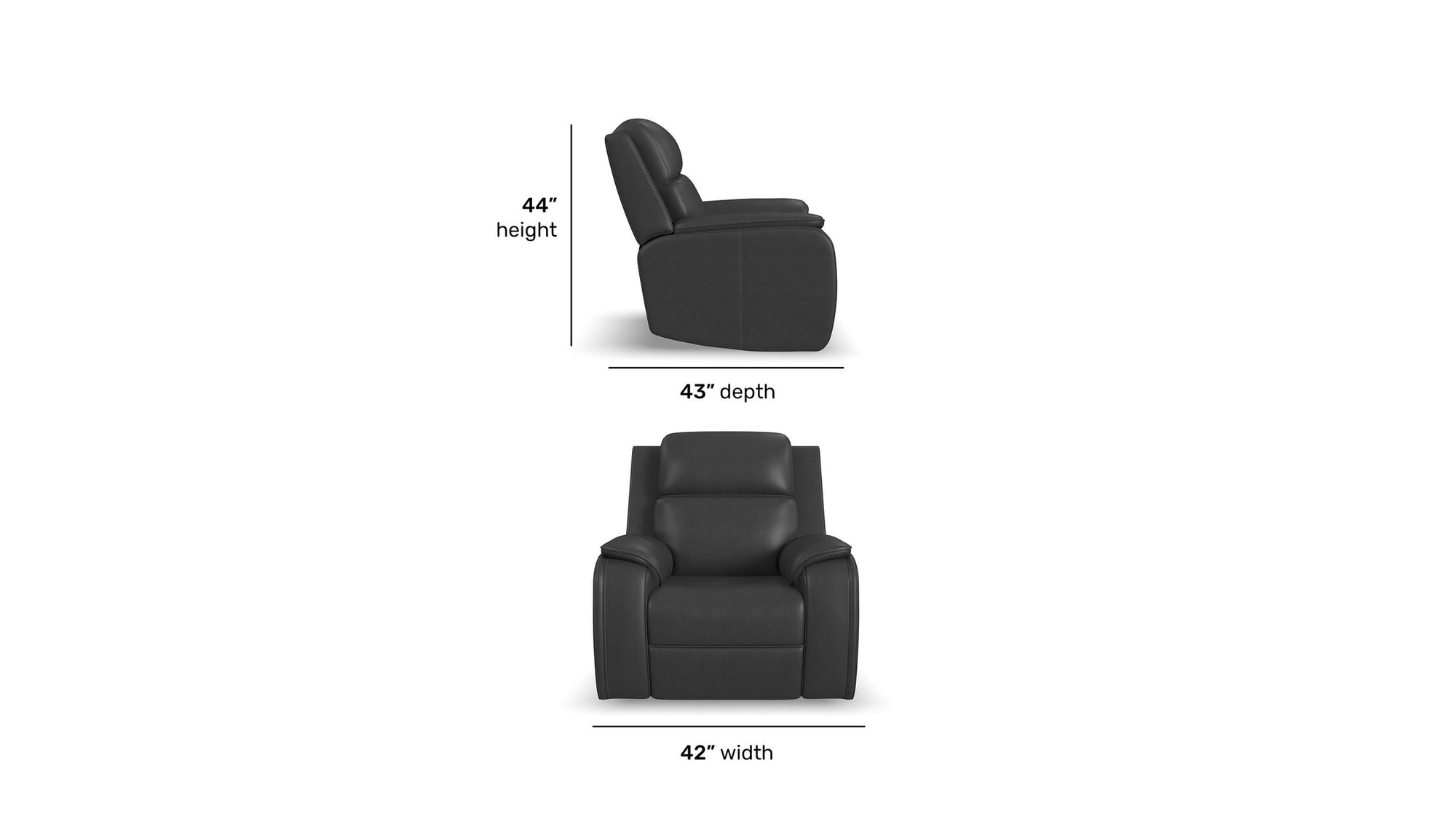 Ziggy - Power Recliner With Power Headrest, Lumbar, Heat &amp; Massage