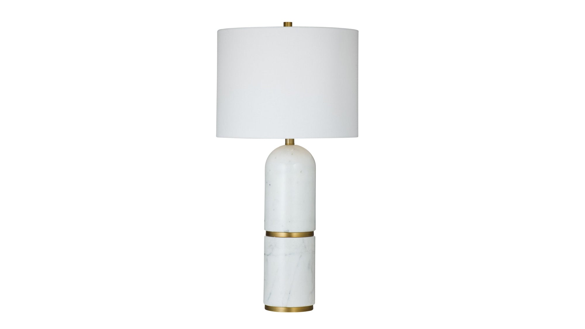 Wake - Table Lamp - White / Brass