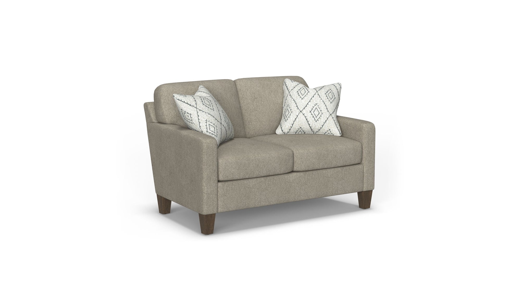 Moxy - Fabric Loveseat With Straight Track Arms