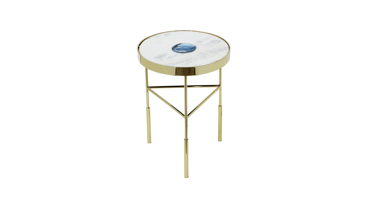 Delilah - Accent Table - Polished Gold