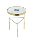 Delilah - Accent Table - Polished Gold