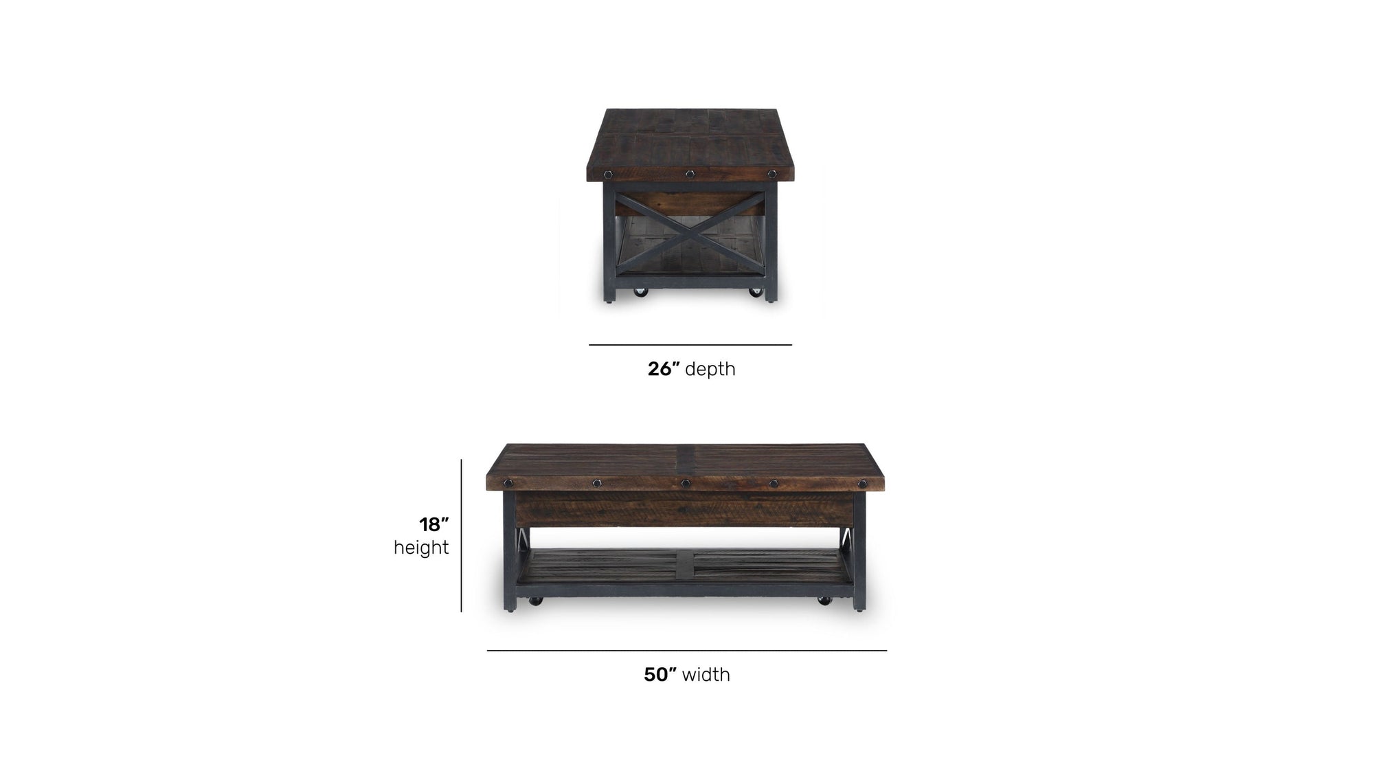 Carpenter - Rectangular Lift-Top Coffee Table
