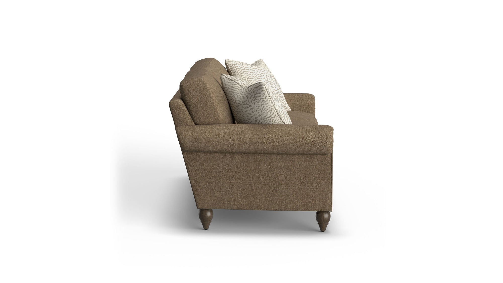 Moxy - Fabric Sofa With Rolled Arms