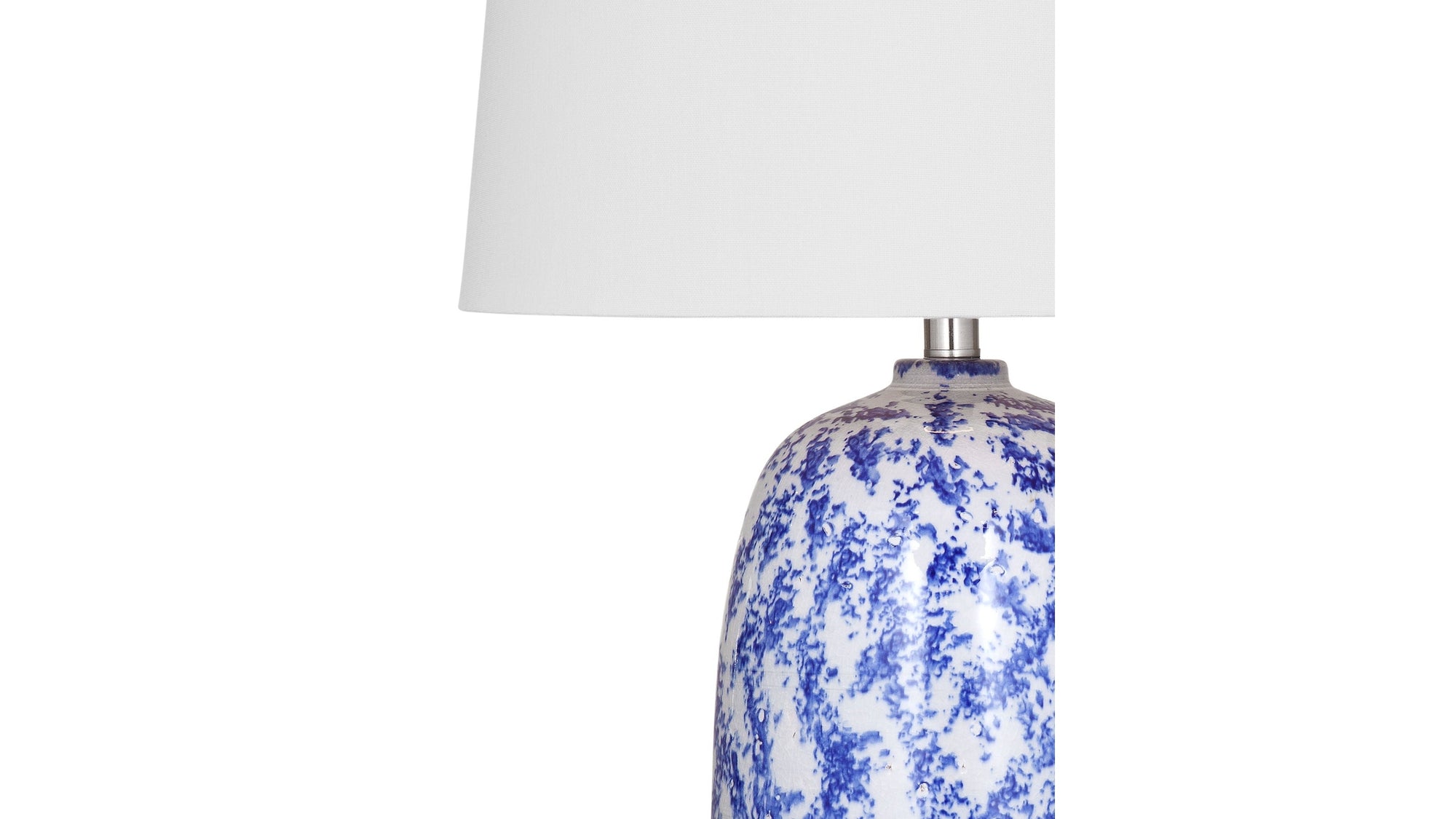 Mila - Table Lamp - Blue / Cream