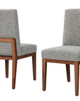 Dovetail - Upholstered Side Chair - Natural Legs