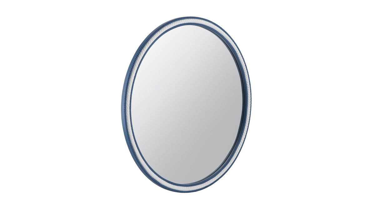 Straits - Wall Mirror - Blue
