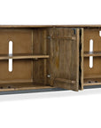 Commerce And Market - 4-Door Entertainment Console - Light Brown