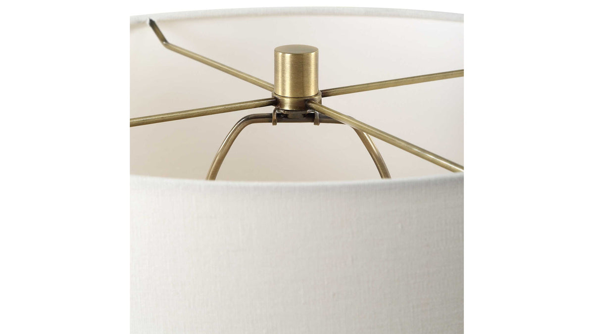 Plinth - White Marble Table Lamp
