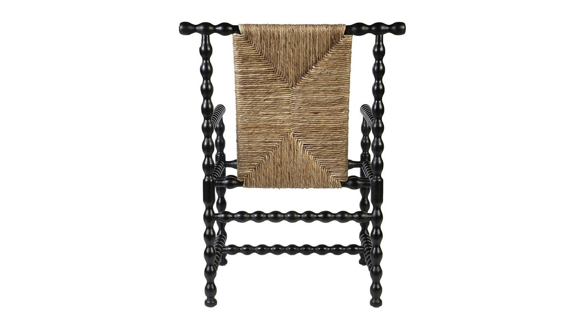 Wichita - Occasional Chair Set of 2 - Black / Light Brown