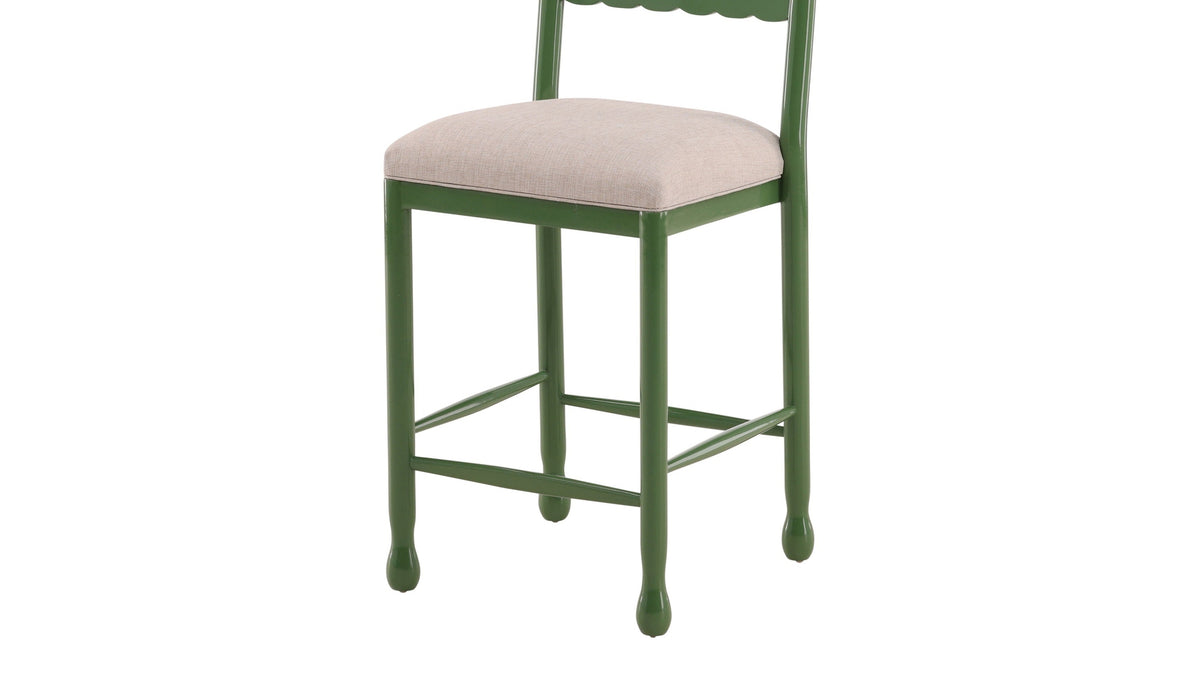 Bella - Counter Stool Set of 2 - Green