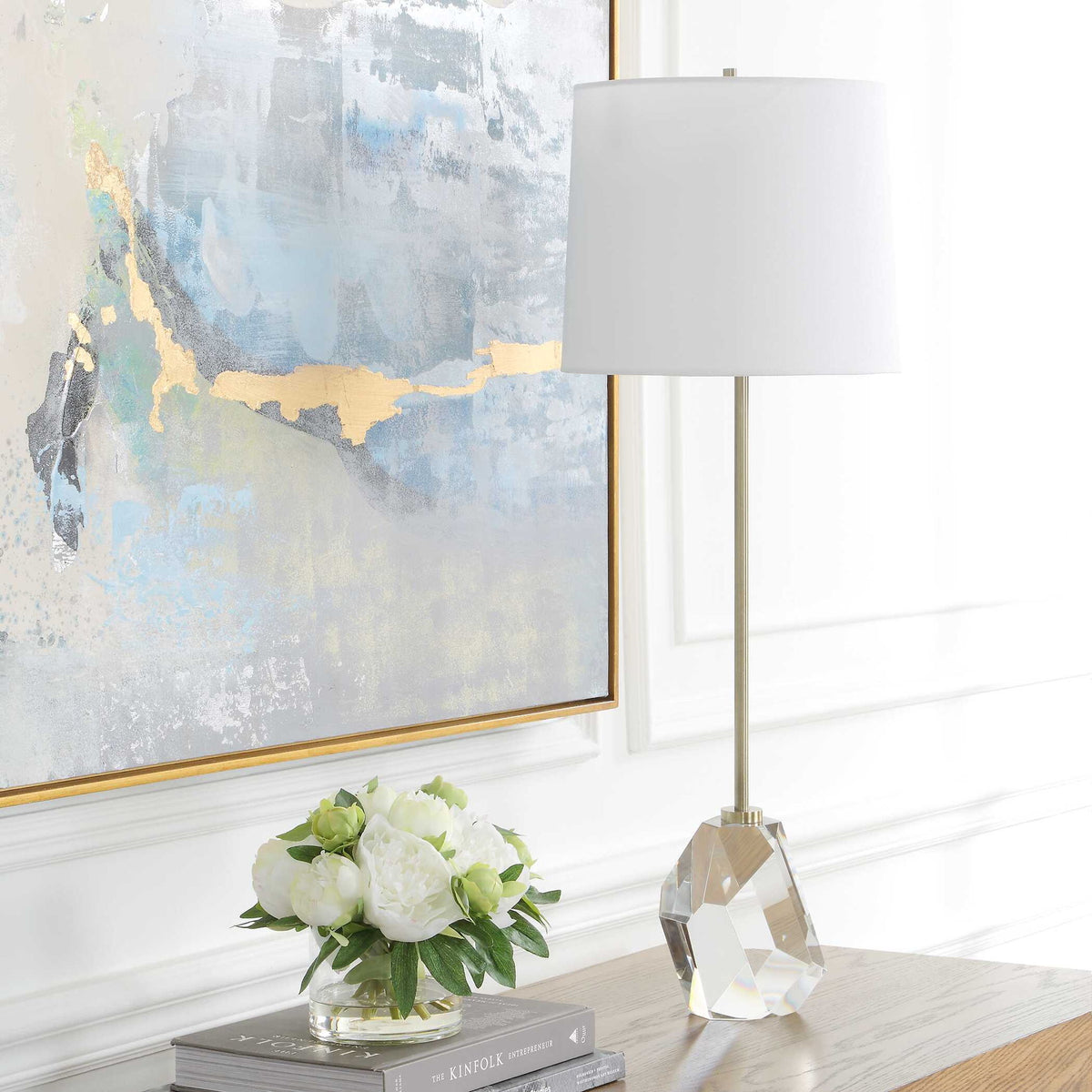 Valentina - Cordless Led Buffet Lamp - Gold