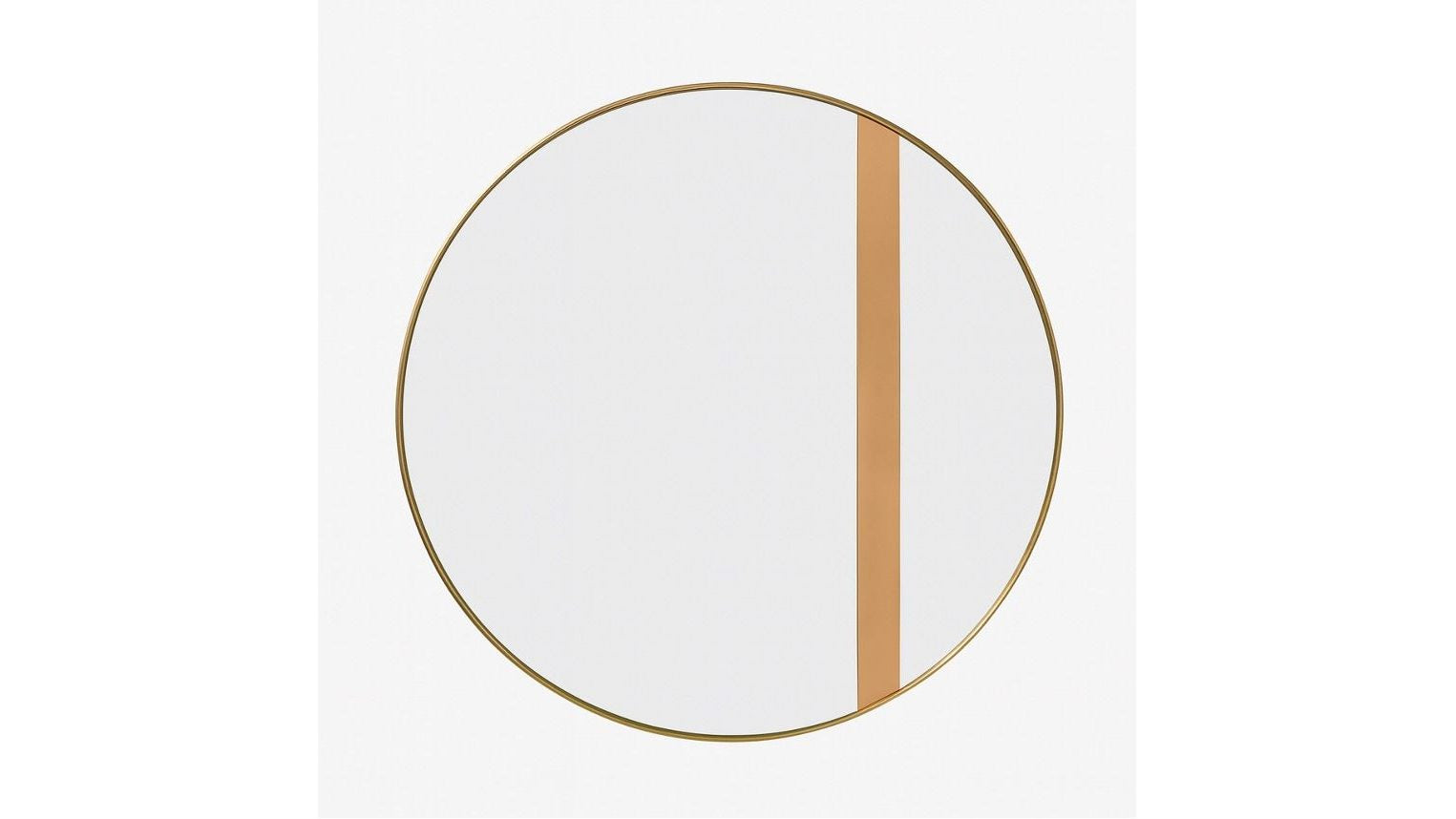 Nick - Wall Mirror - Brushed Brass