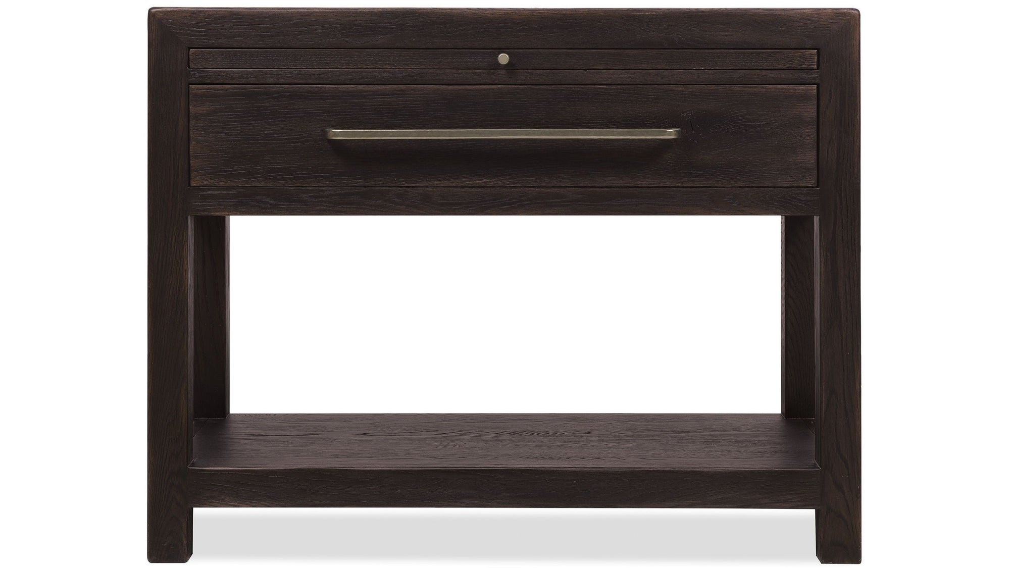 Driftwood - One-Drawer Nightstand With Stone